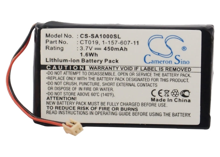 CS-SA1000SL : Battery for Sony NW-A1000, NW-A1200s, NW-A1200v and others - Replaces Sony CT019, 1-157-607-11