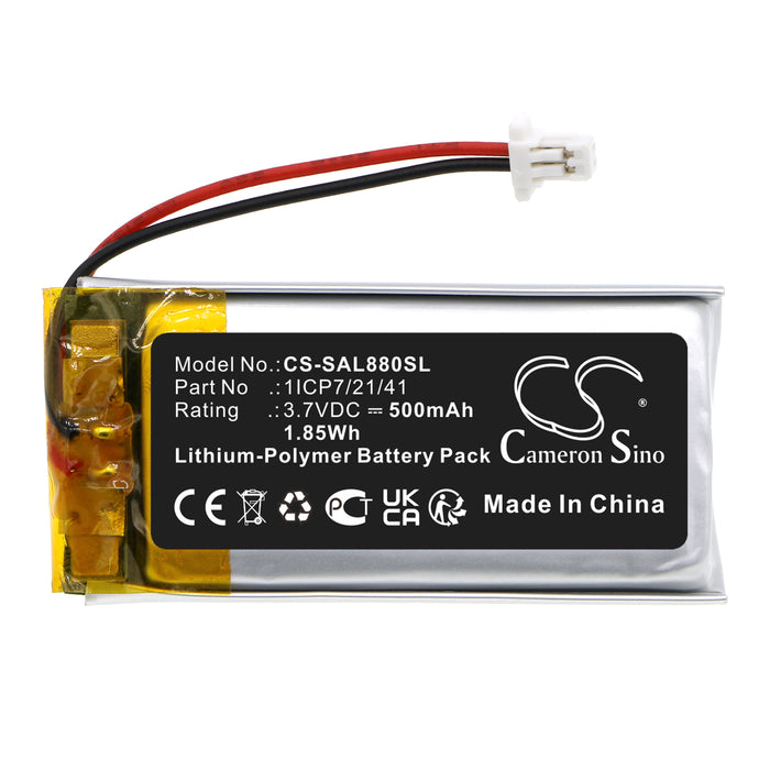 CS-SAL880SL : Battery for Samson Airline 88 Fitness - Replaces Samson 1ICP7/21/41, 602040