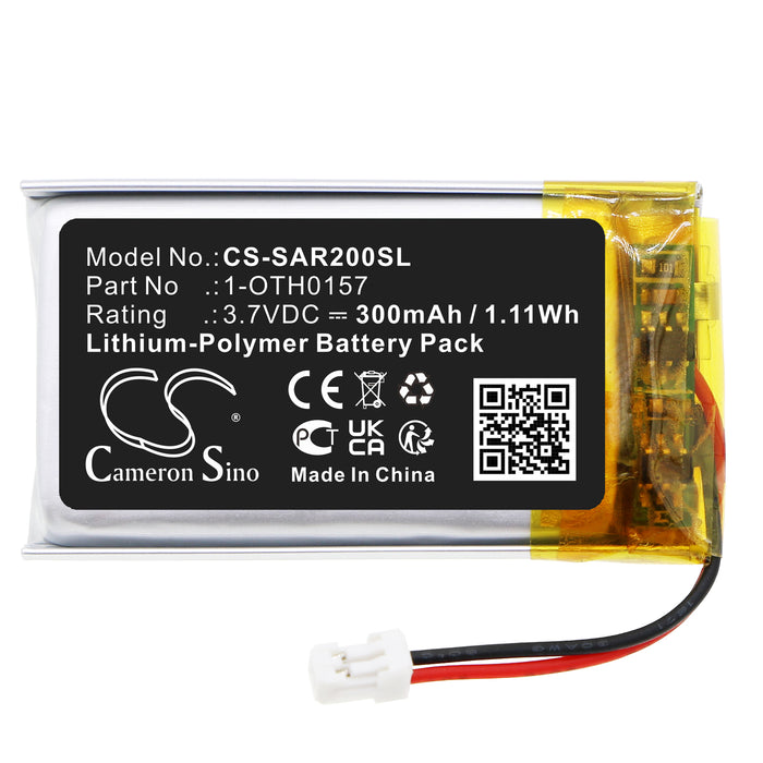 CS-SAR200SL : Battery for Samson Swar2 Airline, Micro AR2 receiver - Replaces Samson 1-OTH0157