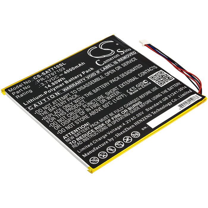 CS-SAT710SL : Battery for Insignia Flex NS, P08A7100 - Replaces Insignia PR-3797103