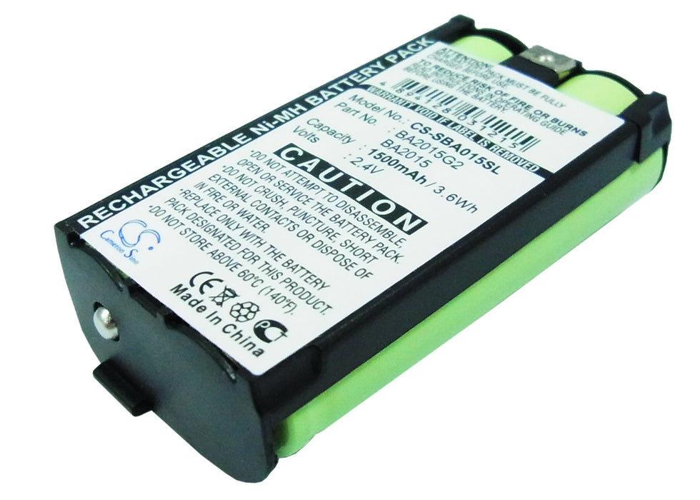 CS-SBA015SL : Battery for Sennheiser G2, 2015FM, EK1038 - Replaces Sennheiser BA2015, BA2015G2