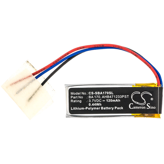 CS-SBA170SL : Battery for Sennheiser Momentum In-Ear, Presnce - Replaces Sennheiser BA 170, AHB471233PST