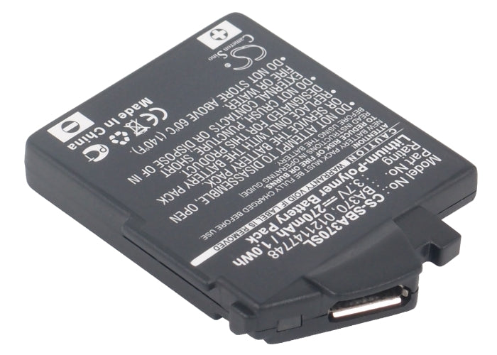 CS-SBA370SL : Battery for Sennheiser PXC 310, PXC 310 BT, MM 400 and others - Replaces Sennheiser BA370, BA-370PX, BA 370 PX and others