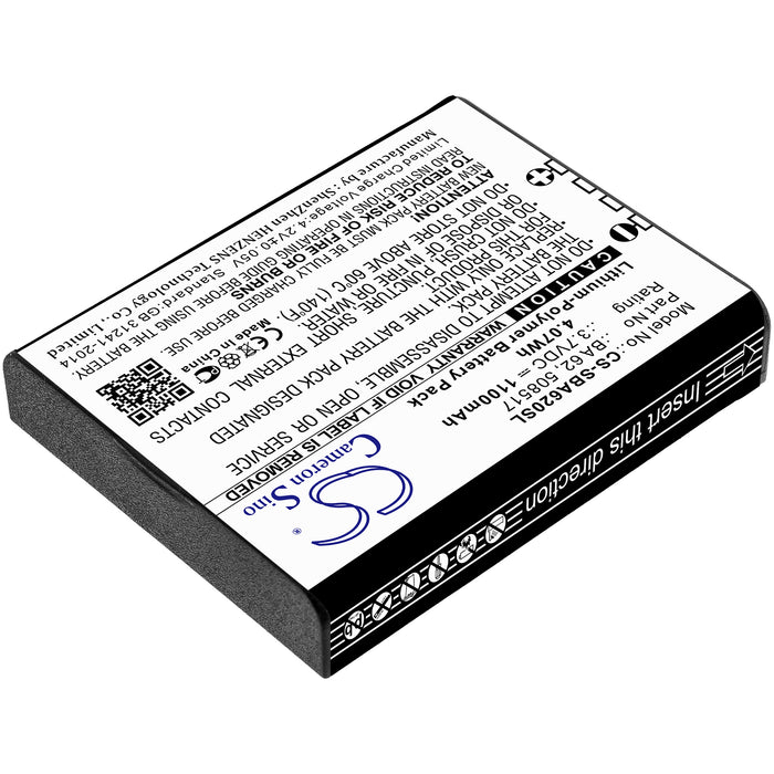 CS-SBA620SL : Battery for Sennheiser SK 6212, LM 6062, L 6000 and others - Replaces Sennheiser BA 62, 508517