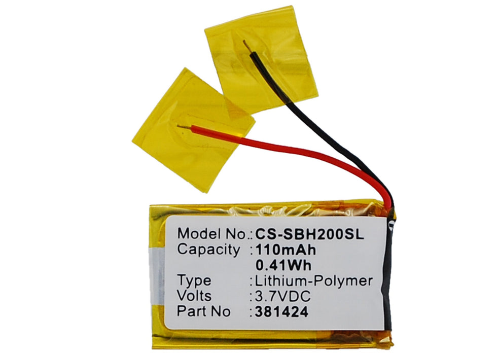 CS-SBH200SL : Battery for Sony SBH-20 - Replaces Sony 381424, AHB441623