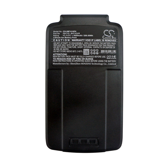 CS-SBT410PX : Battery for Snow Joe iON18SB, iON16CS, iON16LM and others - Replaces Snow Joe IBAT40, iBAT40XR