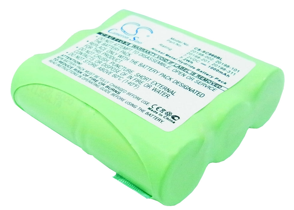 CS-SC960BL : Battery for Symbol PTC-960C, PTC-960CL, PTC-960L and others - Replaces Symbol 20198-002, 20198-101, 20198-201 and others