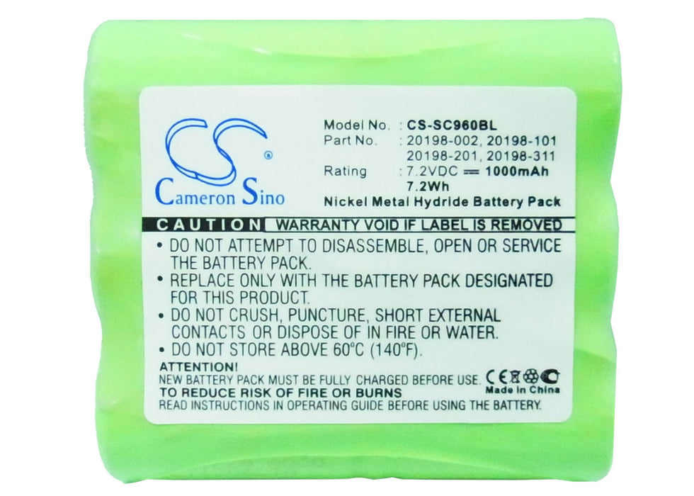 CS-SC960BL : Battery for Symbol PTC-960C, PTC-960CL, PTC-960L and others - Replaces Symbol 20198-002, 20198-101, 20198-201 and others