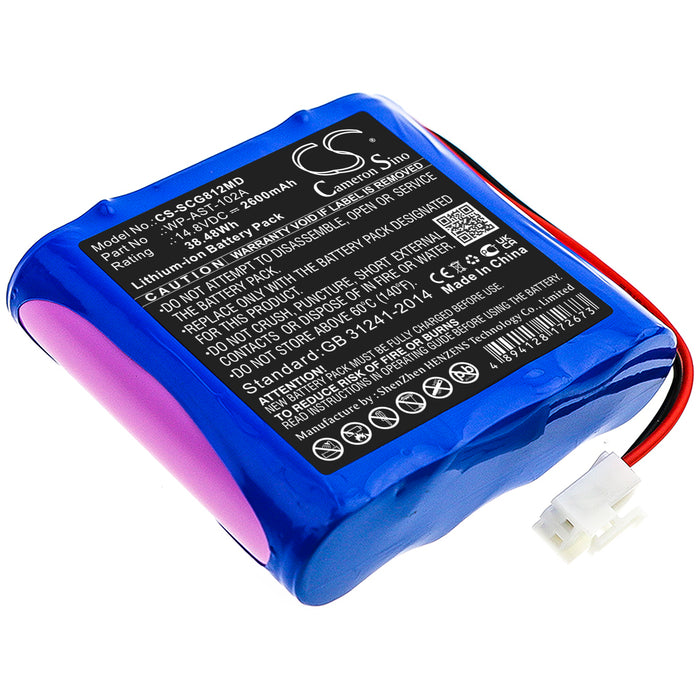 CS-SCG812MD : Battery for OSEN ECG-8112 - Replaces OSEN WP-AST-102A