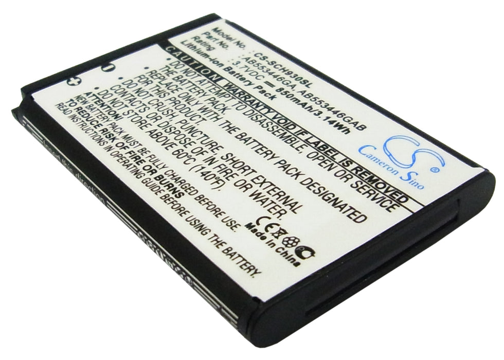 CS-SCH930SL : Battery for Samsung SCH-A930, SPH-A960, SCH-A990 and others - Replaces Samsung AB553446GABSTD, AB553446GAB, AB553446GA and others