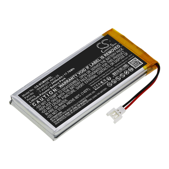 CS-SCM600SL : Battery for Sonel CMM-60 Multimeter - Replaces SONEL WAAKU25, AKU-25