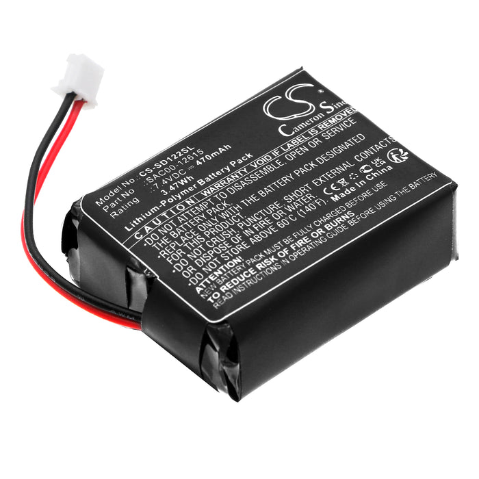 CS-SD122SL : Battery for SportDOG SDT54-13923, SDT54-13923 Handheld transmitters - Replaces Sportdog SAC00-12615