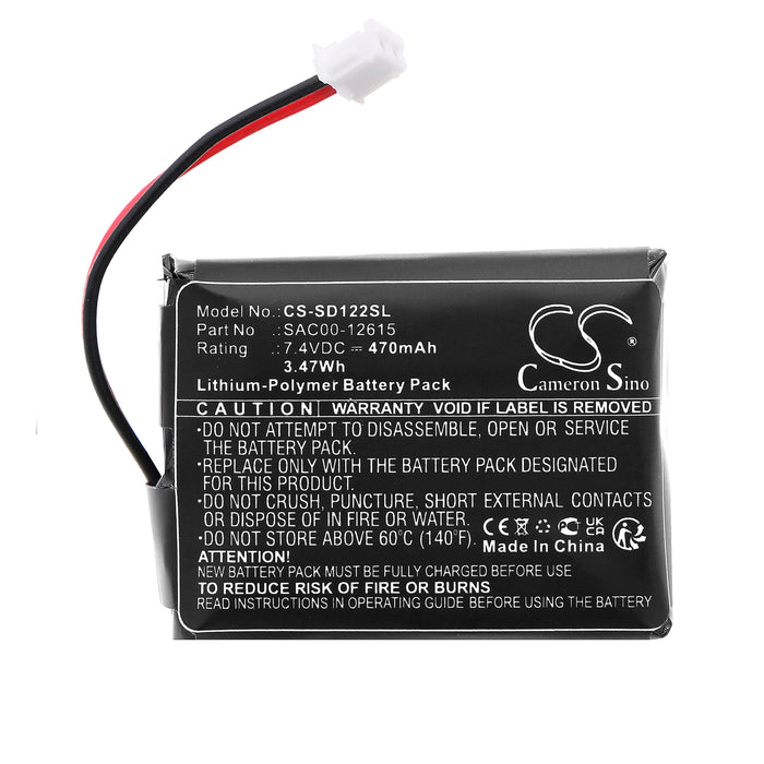 CS-SD122SL : Battery for SportDOG SDT54-13923, SDT54-13923 Handheld transmitters - Replaces Sportdog SAC00-12615