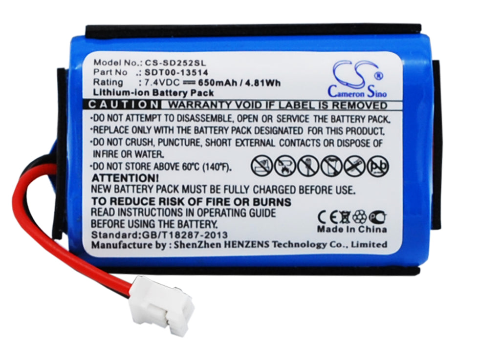 CS-SD252SL : Battery for SportDOG SD-2525 ProHunter Transmitter, SD-2525 transmitter, ProHunter 2525 and others - Replaces SportDOG SDT00-13514, SAC00-13514