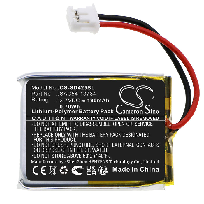 CS-SD425SL : Battery for Sportdog FieldTrainer 425, FieldTrainer 425S, SD-425 and others - Replaces Sportdog SAC54-13734