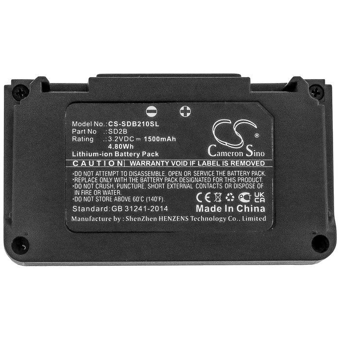 CS-SDB210SL : Battery for Sony MAMEN MD2, UWP-D21, UWP-D22 and others - Replaces Sony SD2B