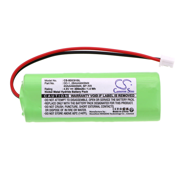 CS-SDC01SL : Battery for Dogtra 1100NC receiver, 1100NCC receiver, 1200NC receiver and others - Replaces Dogtra DC-1, 28AAAM4SMX, 40AAAM4SMX and others