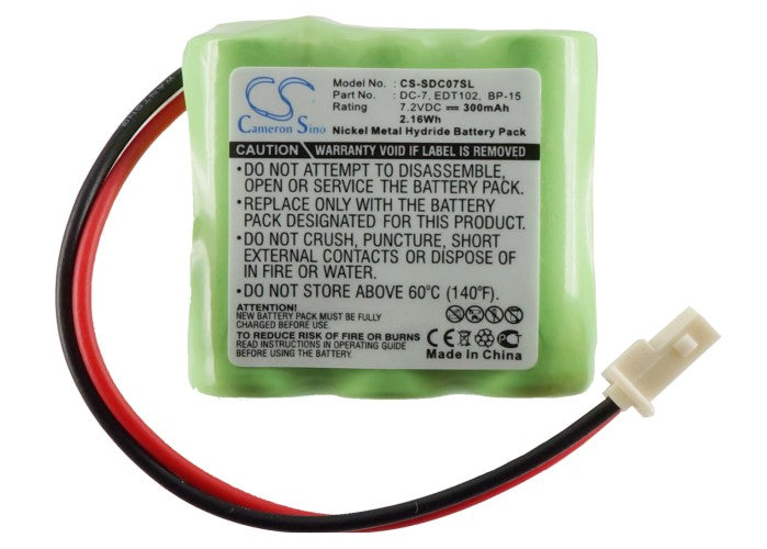 CS-SDC07SL : Battery for Dogtra Transmitter 1100NC, Transmitter 1200NC, Transmitter 1202NC and others - Replaces Dogtra DC-7, EDT102, 40AAAM6YMX and others