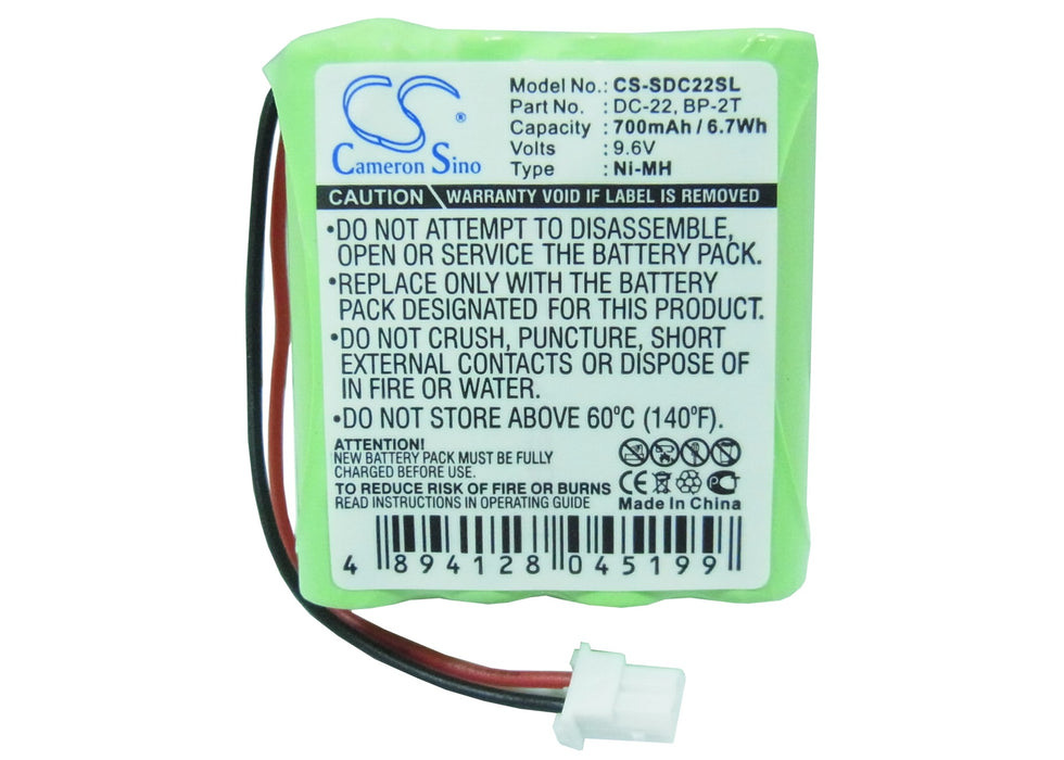 CS-SDC22SL : Battery for SportDog Transmitter 1400, Transmitter 1400NCP, Transmitter 1500 and others - Replaces SportDog DC-22, BP-2T