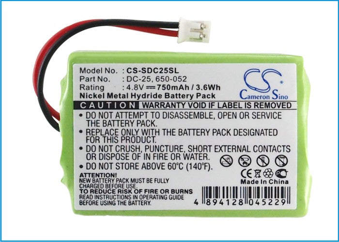 CS-SDC25SL : Battery for KINETIC MH750PF64HC - Replaces KINETIC MH750PF64HC