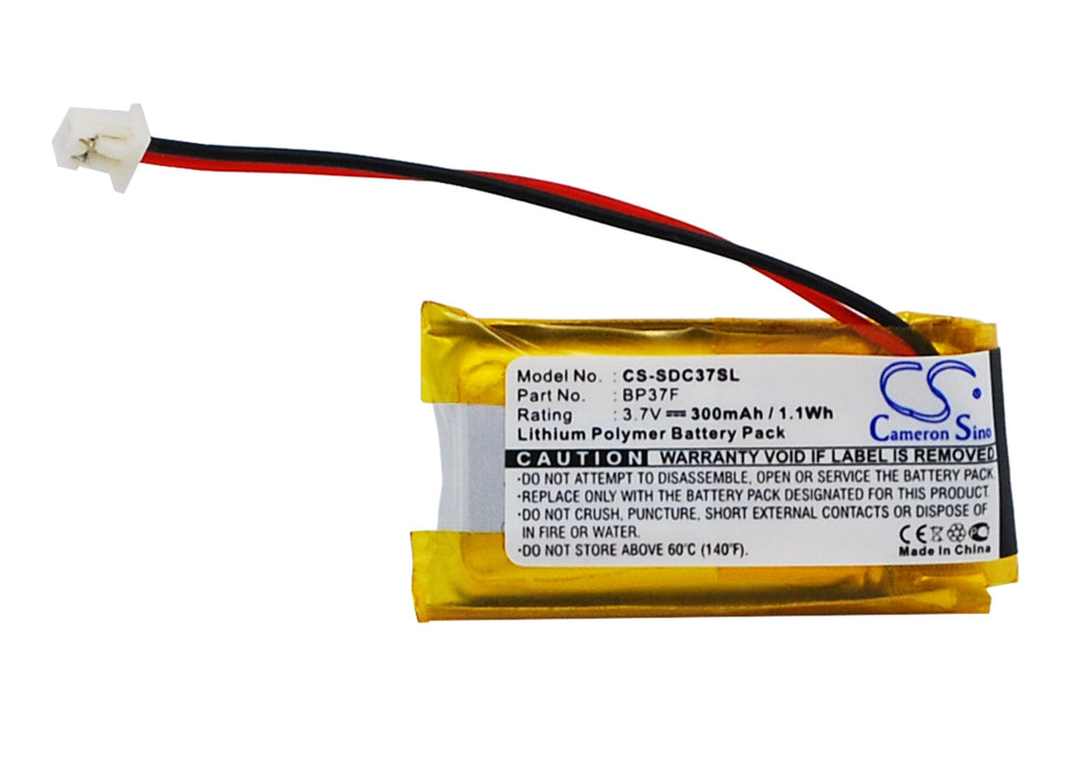 CS-SDC37SL : Battery for Dogtra EF3000 Gold, iQ, iQ plus remote dog training collar and others - Replaces Dogtra BP37F, BP37R