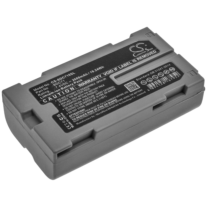 CS-SDC710SL : Battery for Sokkia 3D Layout Navigator LN-150, Pipe Laser TP-L6 - Replaces Sokkia BDC71