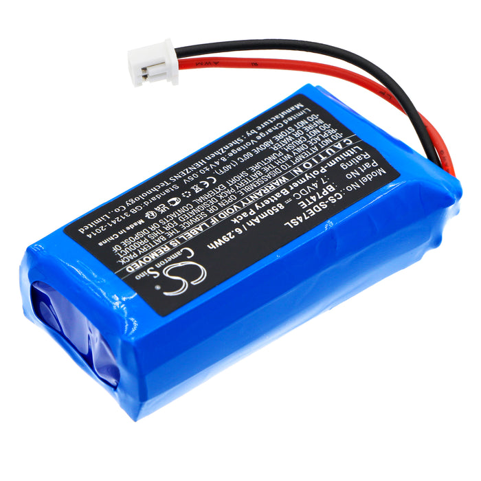 CS-SDE74SL : Battery for Dogtra EDGE transmitter, DA212, EDGE TX and others - Replaces Dogtra BP74TE, BP74TE3P