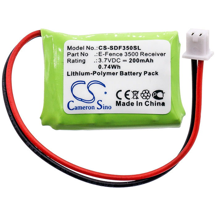 CS-SDF350SL : Battery for Dogtra E-Fence 3500 Receiver, YS-300 Bark Collar