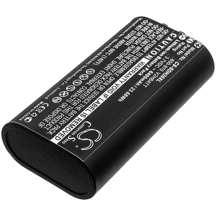 CS-SDH20XL : Battery for SportDOG TEK 2.0 GPS handheld - Replaces SportDOG 650-970, V2HBATT