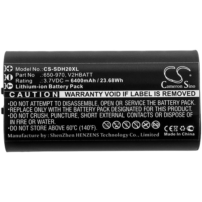 CS-SDH20XL : Battery for SportDOG TEK 2.0 GPS handheld - Replaces SportDOG 650-970, V2HBATT