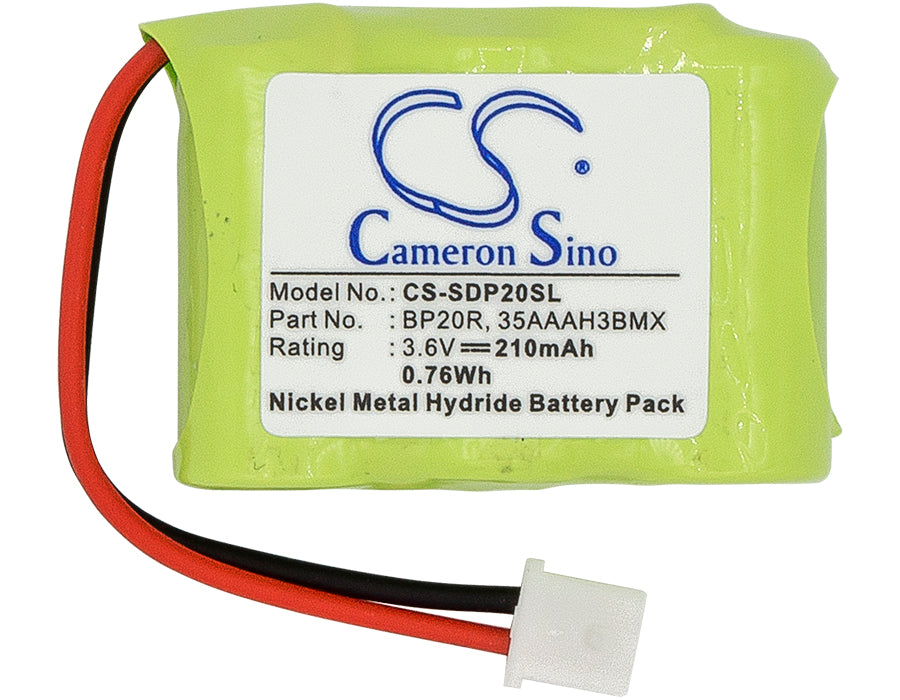 BP-SDP20SL : 3.6v 210mAh NiMH battery, replaces Dogtra BP20R, 35AAAH3BMX