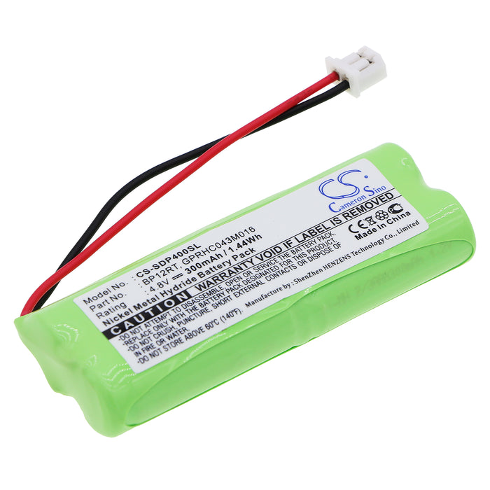 CS-SDP400SL : Battery for Dogtra Transmitter 175NCP, Transmitter 200NC, Transmitter 200NCP and others - Replaces Dogtra BP12RT, GPRHC043M016