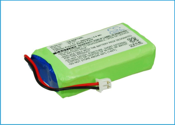 CS-SDP74SL : Battery for Dogtra Transmitter 2500T, Transmitter 2500B, Transmitter 2502T and others - Replaces Dogtra BP74T