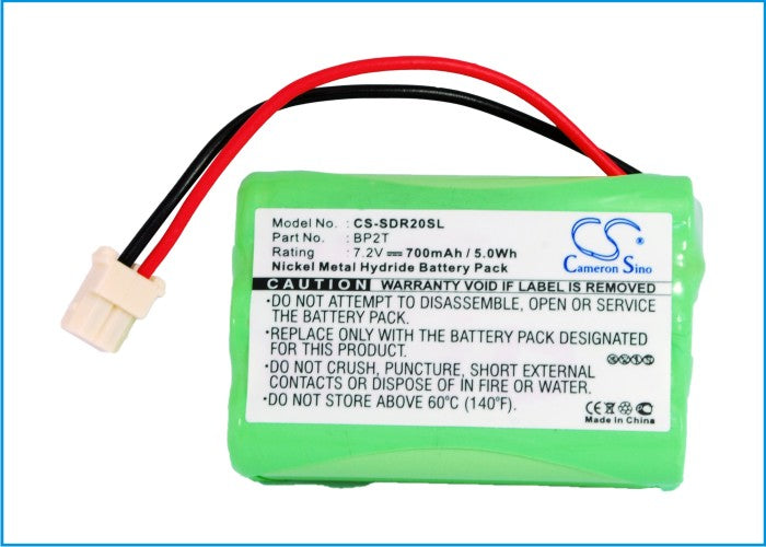 BP-SDR20SL : 7.2v 700mAh NiMH battery for Dogtra  BP2T, BPRR, PSU-BPRR