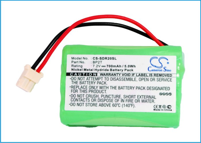 CS-SDR20SL : Battery for Dogtra Transmitter 1800NC, Transmitter 2000NCP, Transmitter 2002NCP and others - Replaces Dogtra BP2T, BPRR, PSU-BPRR