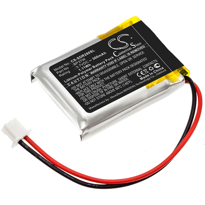 BP-SDR280SL : 3.7volt Li-PO battery, replaces Dogtra  BP37W