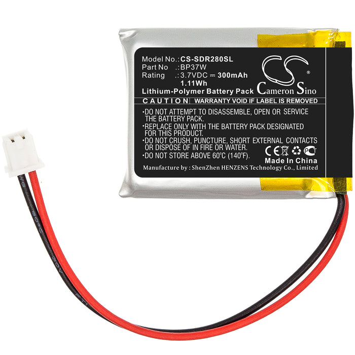 CS-SDR280SL : Battery for Dogtra 280C Receiver, 282C Receiver, Trainers ARC - Replaces Dogtra BP37W