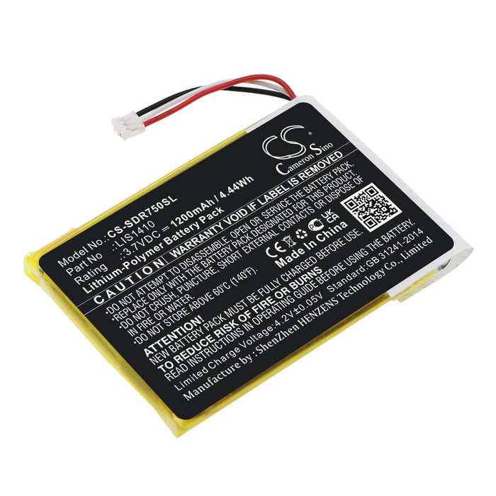 CS-SDR750SL : Battery for Sony MDR-DS7500 - Replaces Sony LIS1410