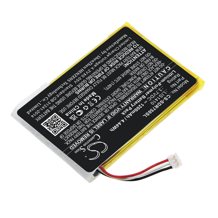 CS-SDR750SL : Battery for Sony MDR-DS7500 - Replaces Sony LIS1410