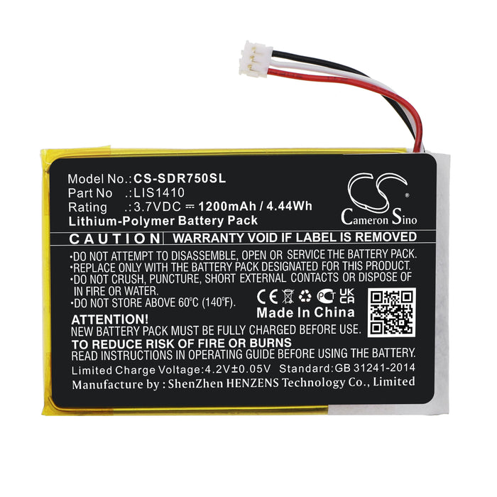 CS-SDR750SL : Battery for Sony MDR-DS7500 - Replaces Sony LIS1410