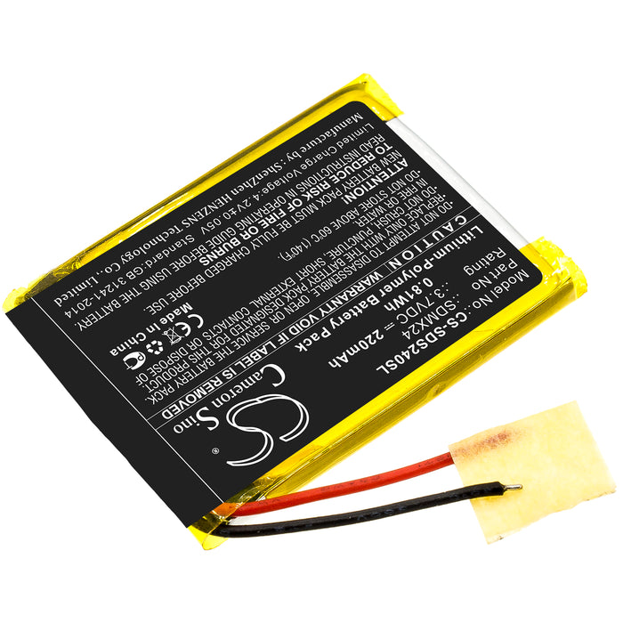 CS-SDS240SL : Battery for SanDisk Sansa Clip Sport - Replaces SanDisk SDMX24