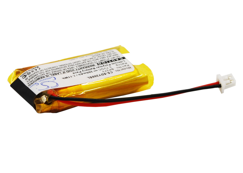 BP-SDY300SL : 3.7v Li-PO battery, replaces Dogtra  BP37Y, BP-37Y
