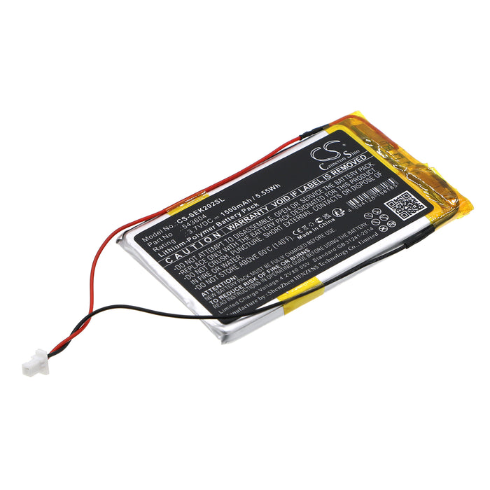 CS-SEK202SL : Battery for Sennheiser EK2020, EK 2020-D-II Receiver - Replaces Sennheiser 543604, 19082102-1