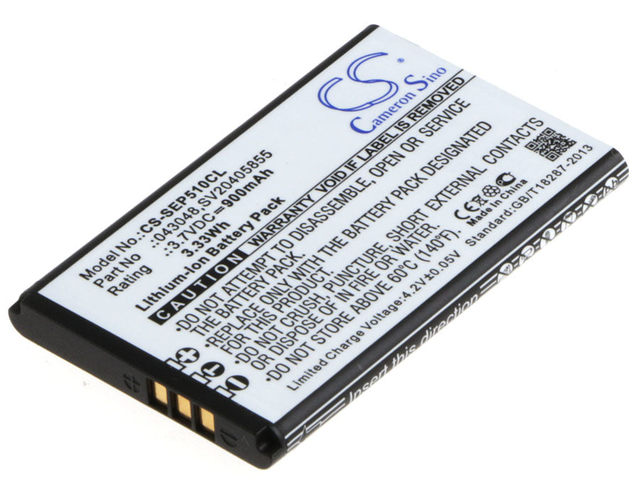 TECHTEK Batteria 650mAh Li-ion Per Swissvoice EPure, EPure Fulleco DUO, L7 – Sostituisce 043048 E SV20405855