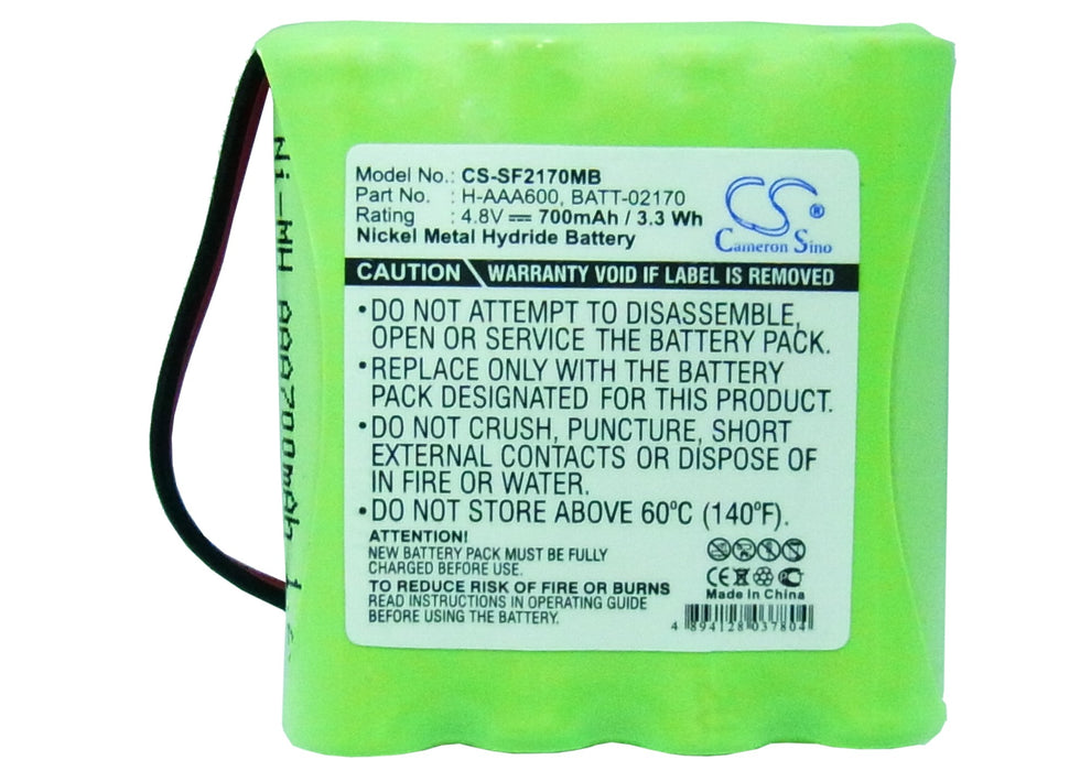 CS-SF2170MB : Battery for Lindam Baby Talk LD78R - Replaces Philips SBC-EB4880