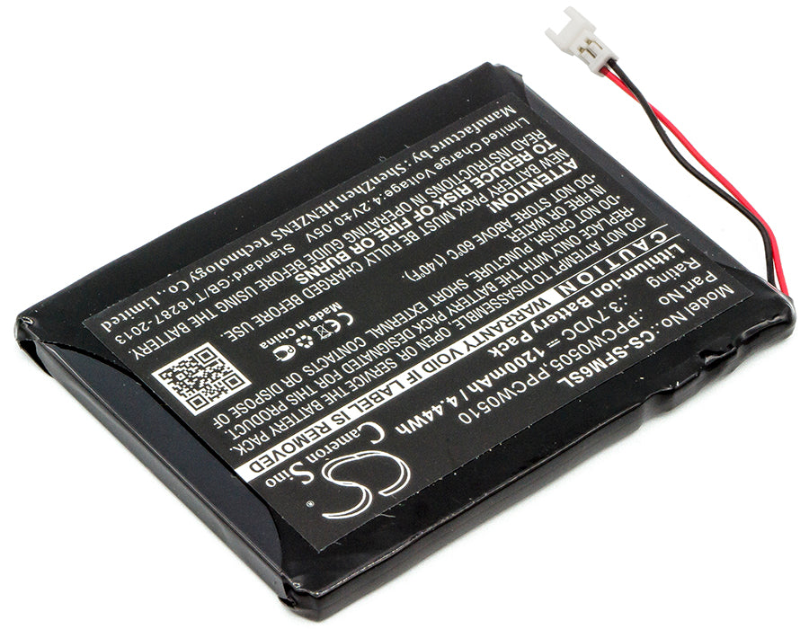 CS-SFM6SL : Battery for i-Audio X5L 30GB - Replaces i-Audio PPCW0505, PPCW0508, PPCW0510
