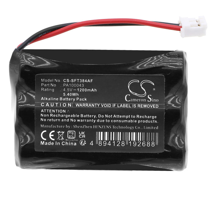 CS-SFT384AF : Battery for Safe-O-Tronic DS, LS, DS-T - Replaces Safe-O-Tronic 38400200, 198182, PA100043