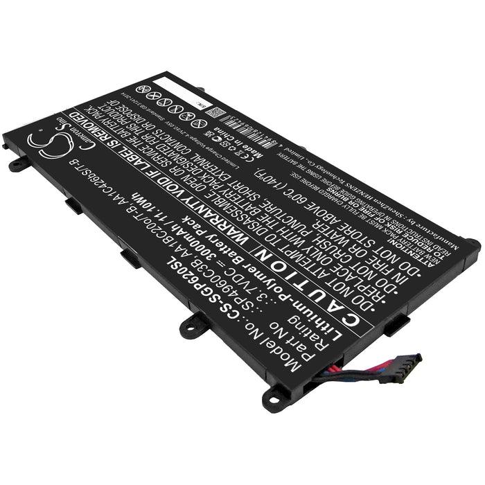 CS-SGP620SL : Battery for Samsung GT-P6200, GT-P3110, GT-P3113 and others - Replaces Samsung SP4960C3B, AA1BC20o/T-B, AA1C426bS/T-B