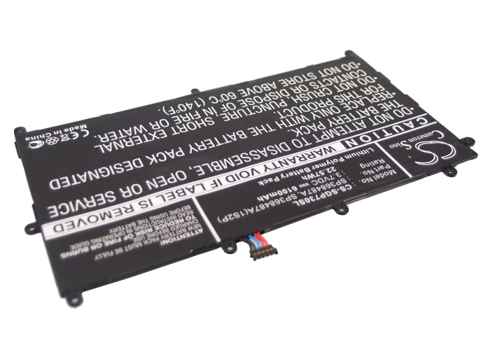 CS-SGP730SL : Battery for Samsung Galaxy Tab 8.9, GT-P7300, GT-P7310 and others - Replaces Samsung SP368487A, SP368487A(1S2P)