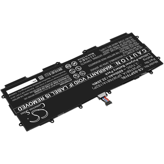 CS-SGP751SL : Battery for Samsung GT-P7510, Galaxy Tab GT-P7510, GT-N8000 and others - Replaces Samsung SP3676B1A, SP3676B1A(1S2P), GH43-03562B